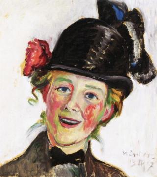 Rosen Artwork by Gabriele Münter