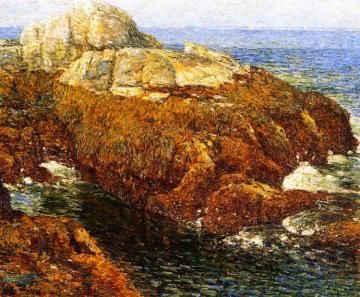Kelp-covered Rocks, Isle Of Shoals Artwork by Frederick Childe Hassam