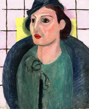 Titine Trovato In Dress And Hat Artwork by Henri Matisse
