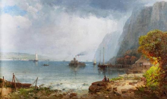 Palisades Of The Hudson Artwork by Andrew W. Melrose
