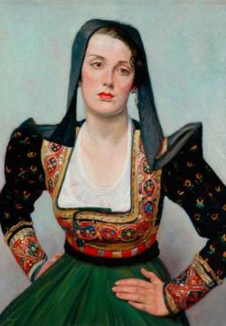 Miss Grant Artwork by William Rothenstein