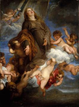 Saint Rosalie Interceding for the Plague-stricken of Palermo Artwork by Anthony van Dyck