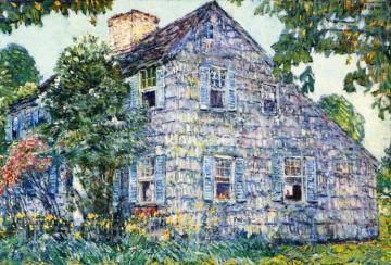 Old House, East Hampton Artwork by Frederick Childe Hassam