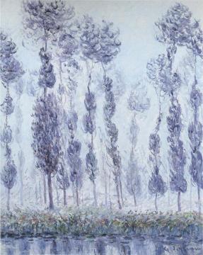 Poplars by the Eure River Artwork by Gustave Loiseau
