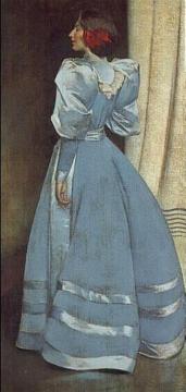 Gray Portrait Artwork by John White Alexander