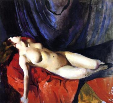 Reclining Nude Artwork by Arthur B. Carles