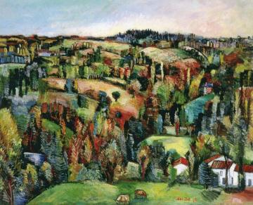 Limousin Landscape Artwork by Jean Dufy