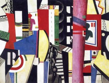 The City Artwork by Fernand Léger
