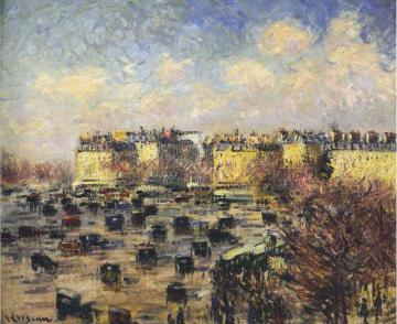 Paris - Wagram Avenue Artwork by Gustave Loiseau