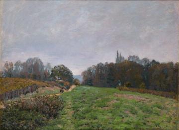 Landscape at Louveciennes Artwork by Alfred Sisley
