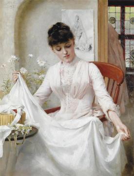 The Wedding Dress Artwork by Thomas Benjamin Kennington