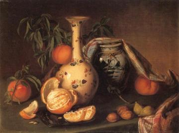 Still Life with Vase, Fruit and Nuts Artwork by Joseph Biays Ord