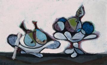 Dish Of Pears Artwork by Pablo Picasso