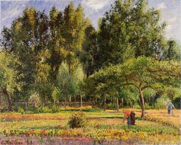 Poplars, Afternoon in Eragny Artwork by Camille Pissarro