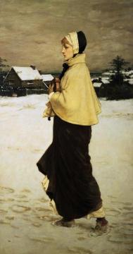 Priscilla Artwork by George Henry Boughton