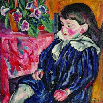 Portrait of the Artist's Son Artwork by Pyotr Konchalovsky