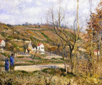 Le chou near Pontoise Artwork by Camille Pissarro