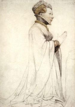 Jeanne de Boulogne, Duchess of Berry Artwork by Hans Holbein the Younger
