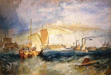 Dover Castle from the Sea Artwork by Joseph Mallord William Turner