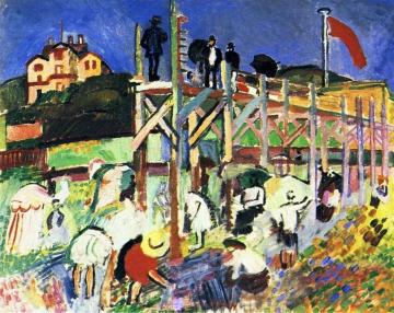 Sainte-Adresse, The Jetty Artwork by Raoul Dufy