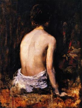 Study of a Nude Artwork by Frank Duveneck
