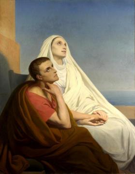 St. Augustine And St. Monica Artwork by Ary Scheffer