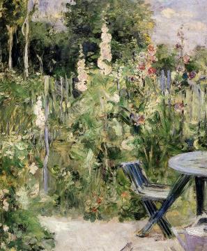 Rose Tremière Artwork by Berthe Morisot
