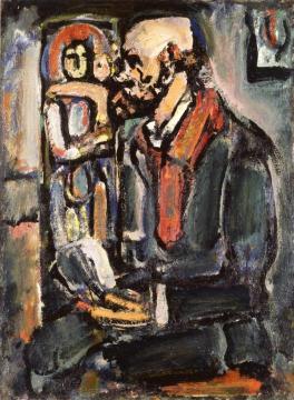 Verlaine with the Virgin Artwork by Georges Rouault