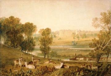Cassiobury, Hertfordshire - The Seat of the Earl of Essex Artwork by Joseph Mallord William Turner