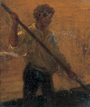 Boy in a Punt Artwork by Henry Scott Tuke