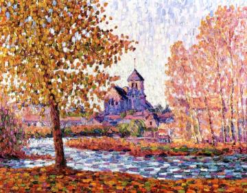 Eglise de Montigny, Autumn Effect Artwork by Francis Picabia