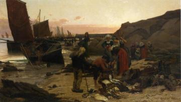 Reeling In The Catch Artwork by Alfred Guillou