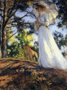 On Bos'n's Hill Artwork by Edmund Tarbell