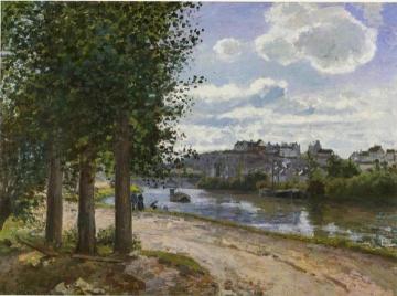 Banks of the Oise Artwork by Camille Pissarro