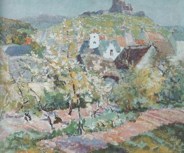 Murols au printemps Artwork by Victor Charreton