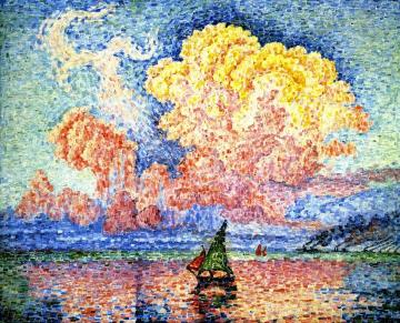 The Pink Cloud, Antibes Artwork by Paul Signac