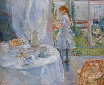 Cottage Interior Artwork by Berthe Morisot