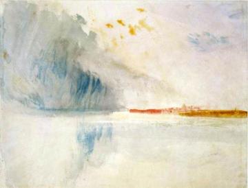Storm Cloud Over A River Artwork by Joseph Mallord William Turner