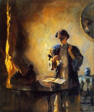Figure in a Room Artwork by Frank Weston Benson