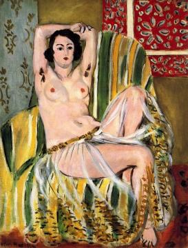 Odalisque Seated with Raised Arms Artwork by Henri Matisse