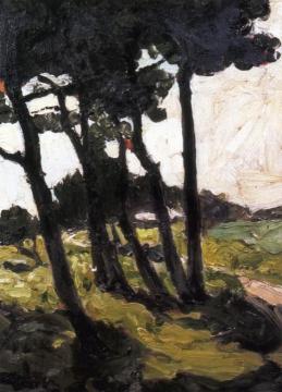 Pine Trees - Equihen, France Artwork by Max Bohm