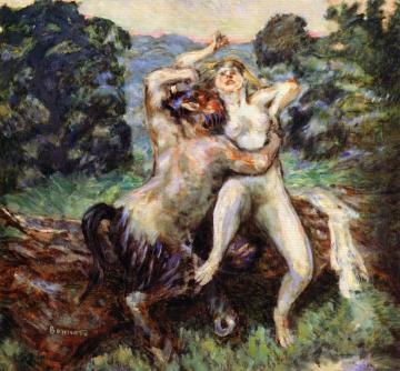 The Rape Of The Nymph Artwork by Pierre Bonnard