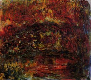 The Japanese Bridge Artwork by Claude Oscar Monet