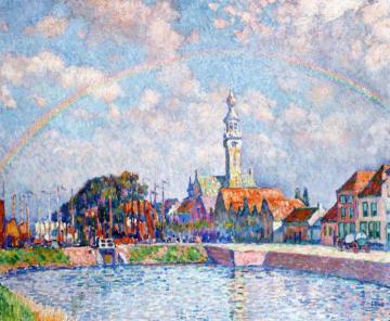 Rainbow over Veere Artwork by Theo van Rysselberghe