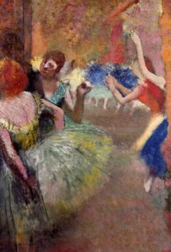 Ballet Scene Artwork by Edgar Degas