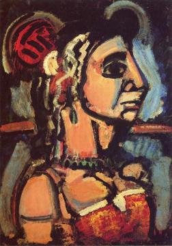 Circus Girl Artwork by Georges Rouault