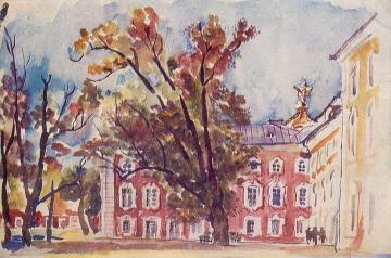 Peterhof Artwork by Pyotr Konchalovsky