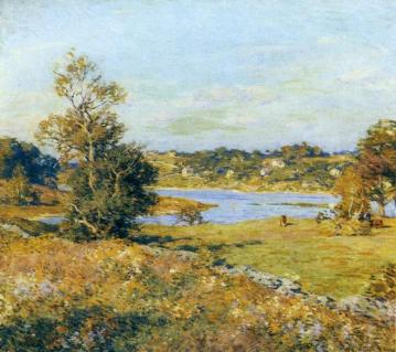 The Breath of Autumn (Waterford, Connecticut) Artwork by Willard Leroy Metcalf