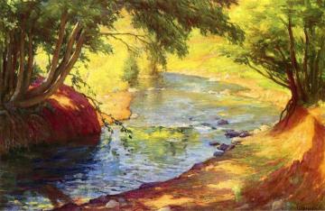 Trout Pools - Taos Canyon Artwork by Joseph Henry Sharp