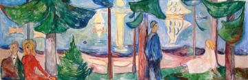 Men And Women On The Beach (the Freia Frieze Ii) Artwork by Edvard Munch